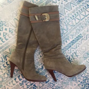 Gray Suede Cole Haan Nike Air Boots