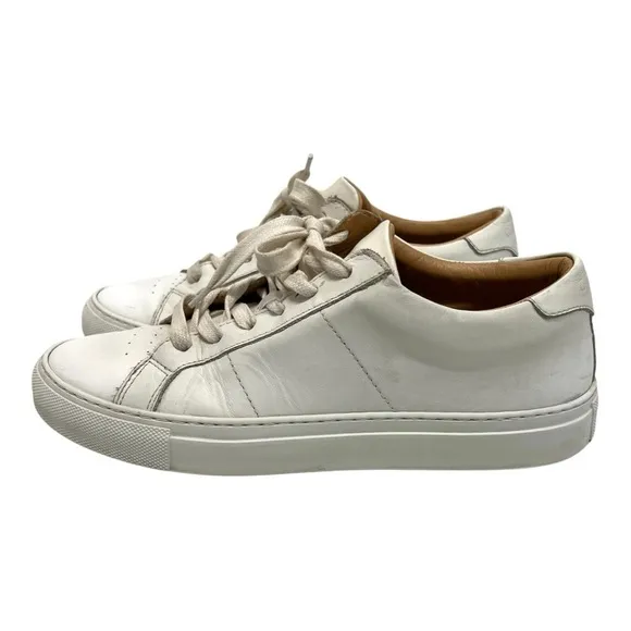 Greats Brooklyn Royale White Leather Casual Contemporary Sneakers Women’s 8.5