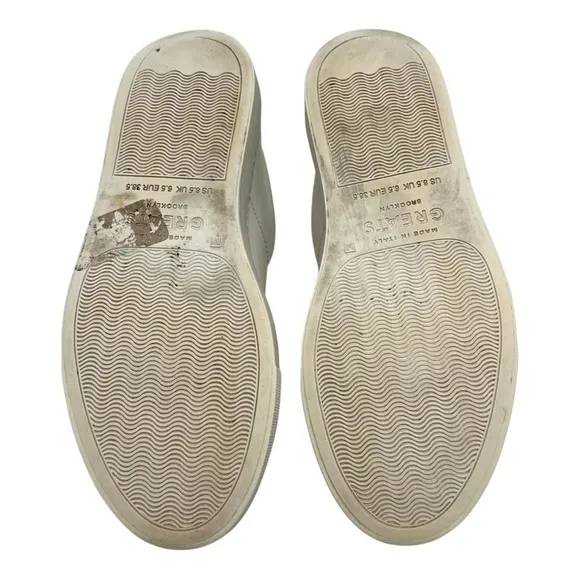 Greats Brooklyn Royale White Leather Casual Contemporary Sneakers Women’s 8.5