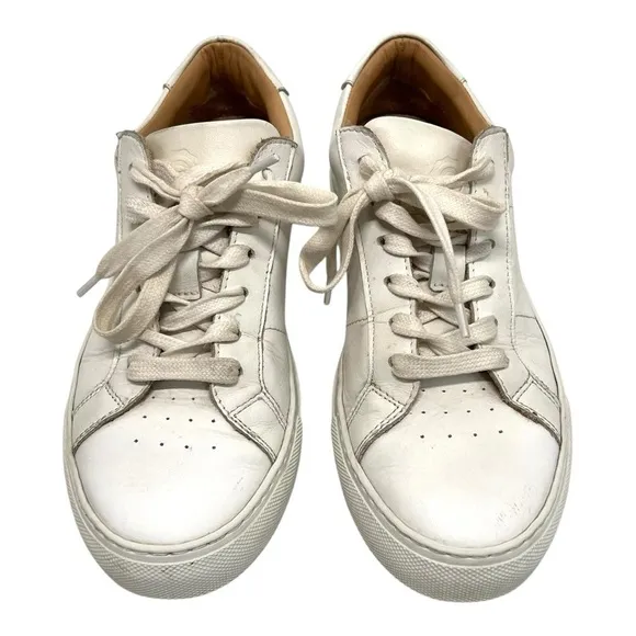 Greats Brooklyn Royale White Leather Casual Contemporary Sneakers Women’s 8.5