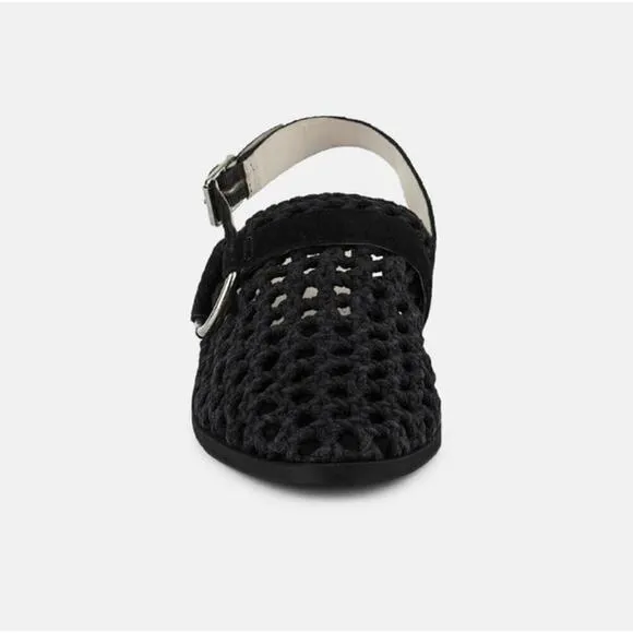 [H117] RAG &amp; CO [ROSALIE] Black Block Heeled Sandal, Size 6