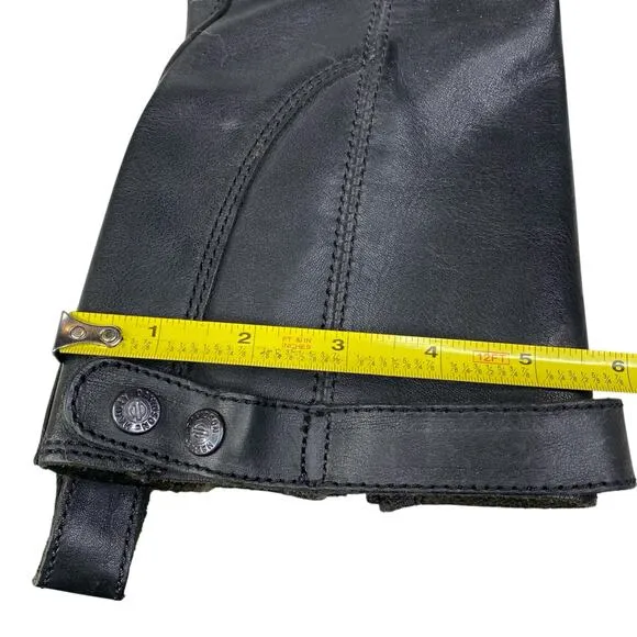 Harley Davidson Women's Dulcie Grey Black Leather Moto Boot Size US 6