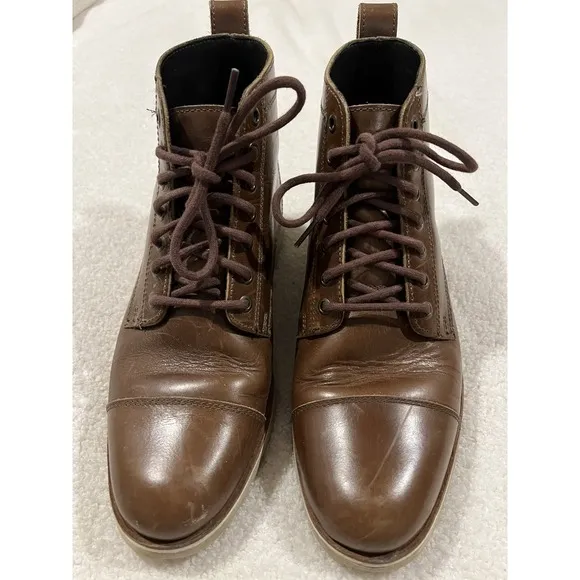 Helm‎ Men's Boots Leather Dress/casual 9 1/2 US