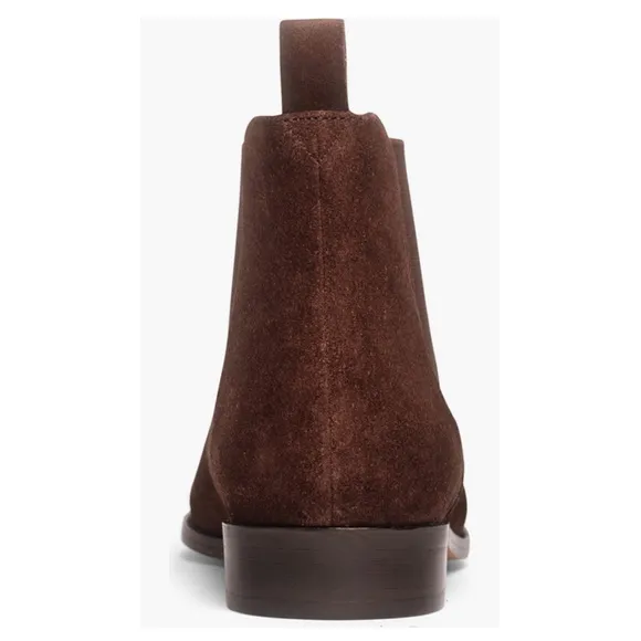 HER by Anthony Veer Michelle Chelsea Leather Boots in Brown, Size 6.5 NEW in Box