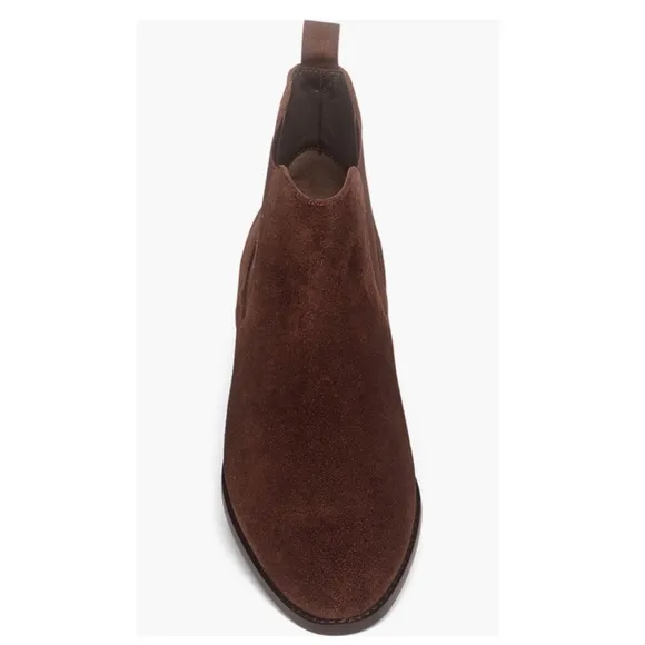 HER by Anthony Veer Michelle Chelsea Leather Boots in Brown, Size 6.5 NEW in Box