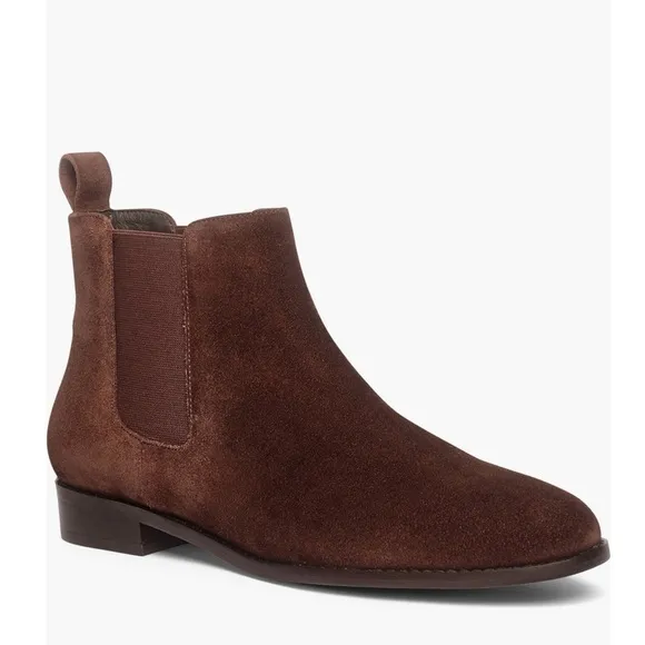 HER by Anthony Veer Michelle Chelsea Leather Boots in Brown, Size 6.5 NEW in Box