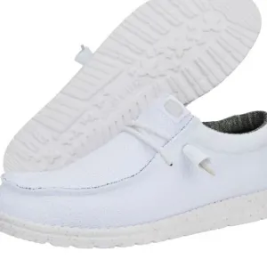 Heydude Men's Wally Sport Mesh in White, Size 8 New in Box