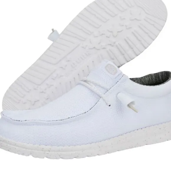 Heydude Men's Wally Sport Mesh in White, Size 8 New in Box
