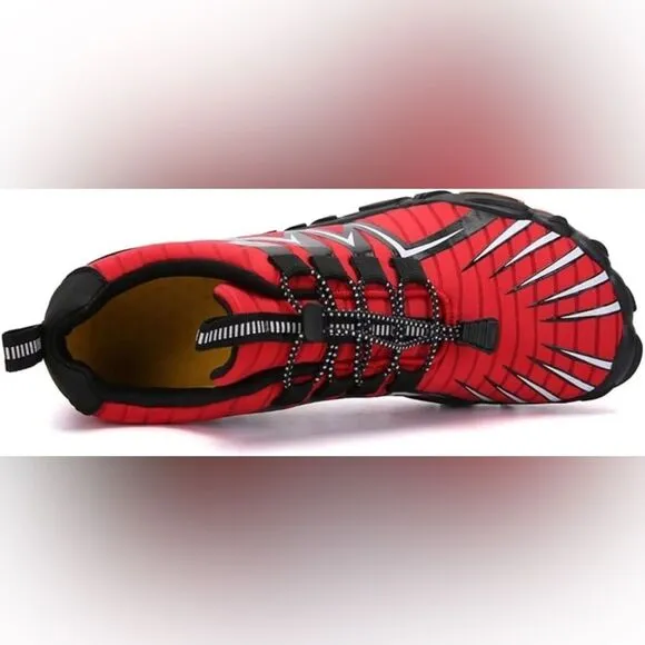 HIKE Barefoot Barekick Explorer Healthy&amp;NonSlip Shoes(Unisex)size8.5 Blk/Red Nwt