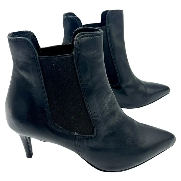 HOBBS LONDON Leather Ankle Boots Black