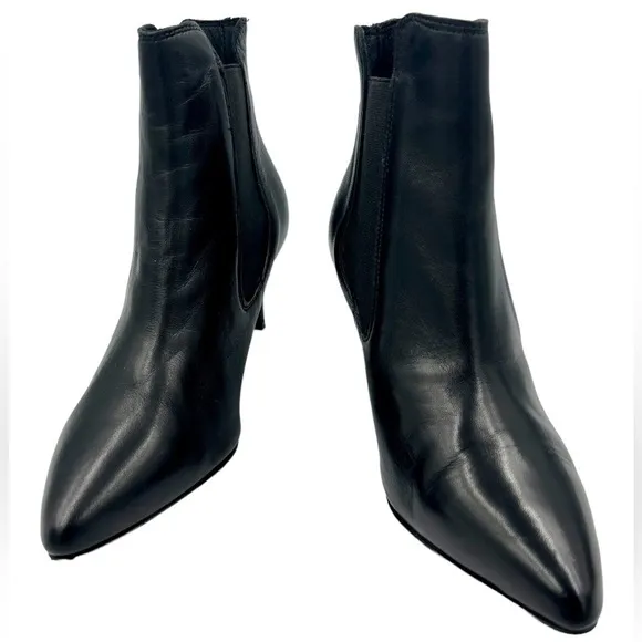 HOBBS LONDON Leather Ankle Boots Black