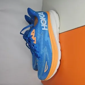 HOKA Kids Blue and Orange Running Shoes Size 9.5
