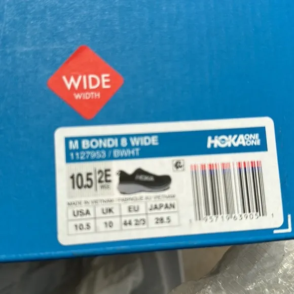 HOKA one one Bondi 8 Running Shoes black/white casual summer vacation outdoor