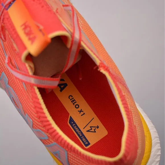 Hoka One One Cielo X1 Running Shoes Orange