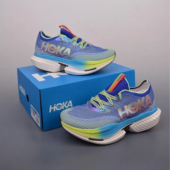 Hoka One One Cielo X1 Shock Absorbing Running Shoes Blue