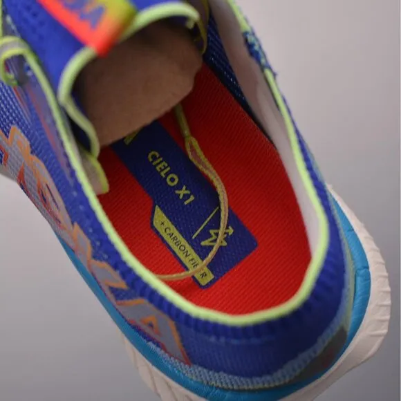 Hoka One One Cielo X1 Shock Absorbing Running Shoes Blue