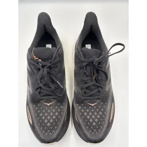 Hoka One One Clifton 9 Black Rose Gold Women's, Size 12B