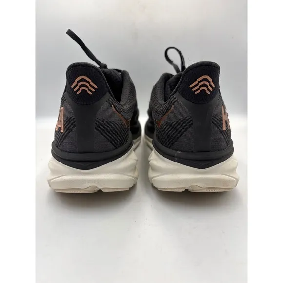 Hoka One One Clifton 9 Black Rose Gold Women's, Size 12B
