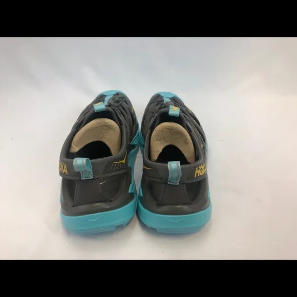 HOKA ONE ONE Women's Hopara Hiking Sandals Dark Gull Grey Antigua Sand