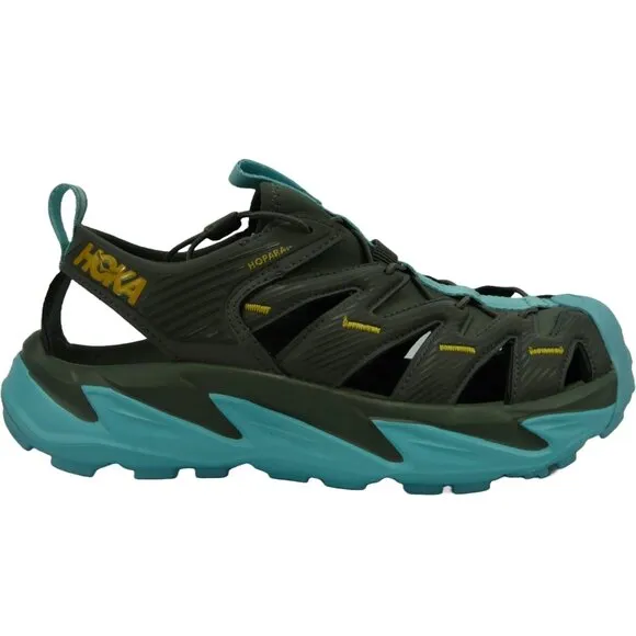 HOKA ONE ONE Women's Hopara Hiking Sandals Dark Gull Grey Antigua Sand