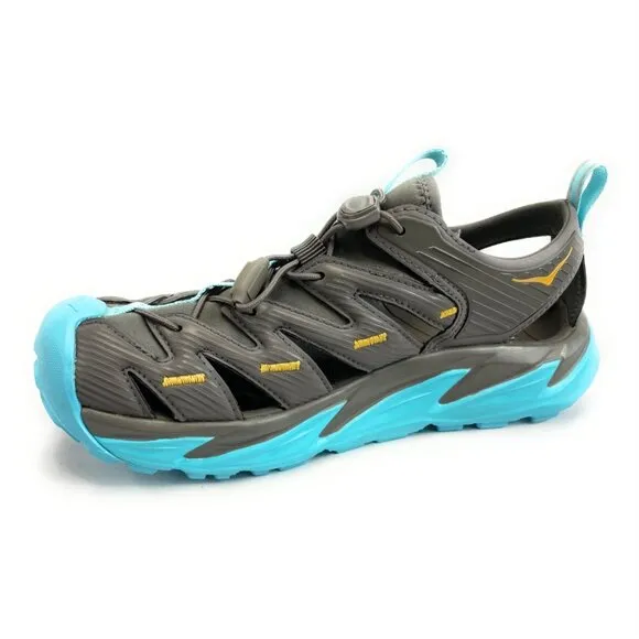 HOKA ONE ONE Women's Hopara Hiking Sandals Dark Gull Grey Antigua Sand