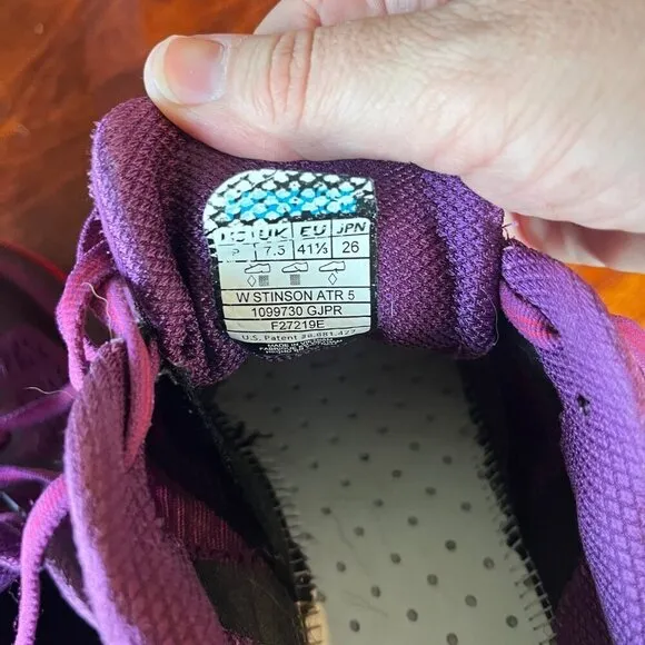 Hoka Women's Stinson ATR 5 Purple Sneakers- Size 9