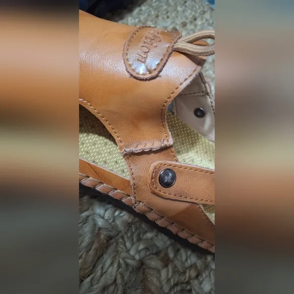 HSY Fashion Caoutchouc Sandals Size 47 US 12.5  Brown Leather mens Shoes cruise
