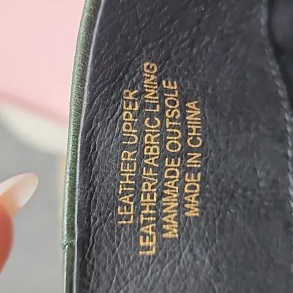 Intentionally leather boots
