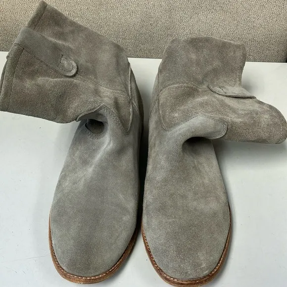 Isabel Marant Gray Suede Ankle Booties perfect condition