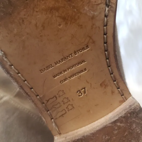 ISABEL MARANT Étoile The Dicker suede Ankle Boots Size 37