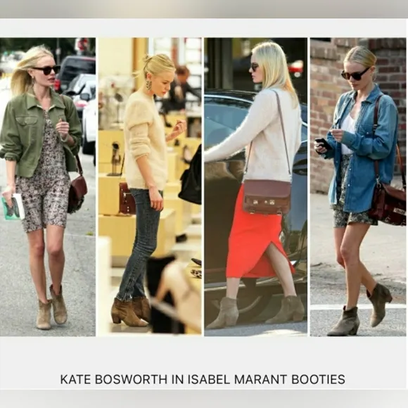 ISABEL MARANT Étoile The Dicker suede Ankle Boots Size 37