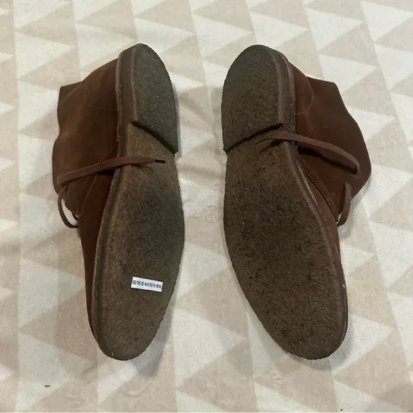 J crew Adults' 1990 MacAlister boots in suede auburn NWOB