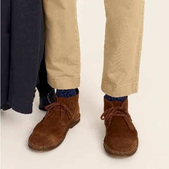 J crew Adults' 1990 MacAlister boots in suede auburn NWOB