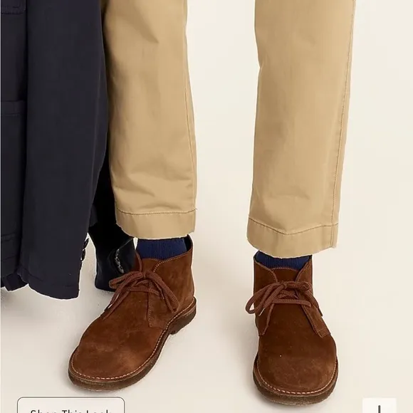 J crew Adults' 1990 MacAlister boots in suede auburn NWOB