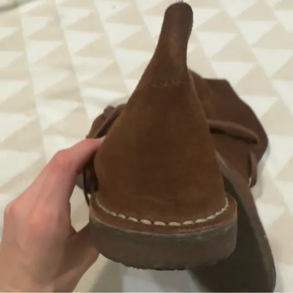 J crew Adults' 1990 MacAlister boots in suede auburn NWOB