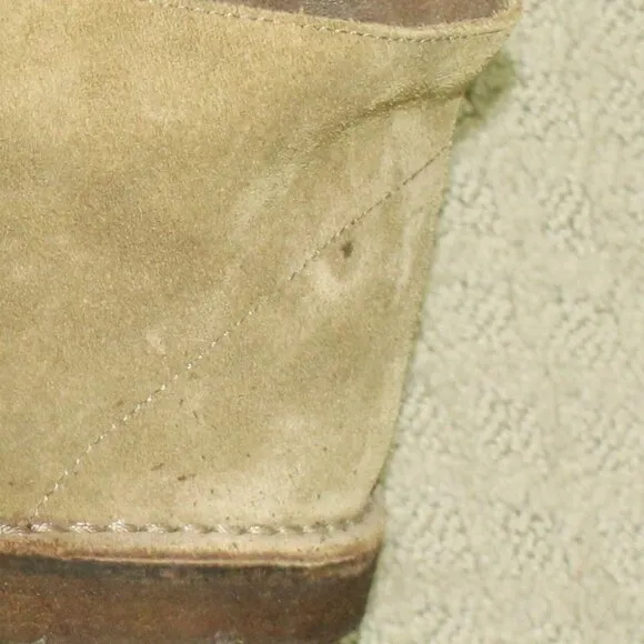 J Crew MacAlister Suede Chukka Boots Mens 12 Made In Italy Tan Lace-Up Casual