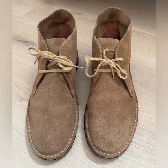 J. Crew Men’s MacAlister Boot Tan Brown Suede Size 10