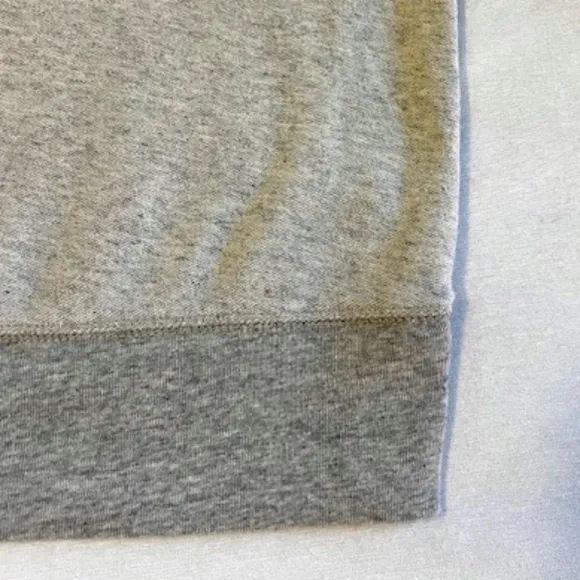 J Crew Vintage Small Lightweight Two-Tone Fleece Sweatshirt​​​​​​​​​​​​​…​