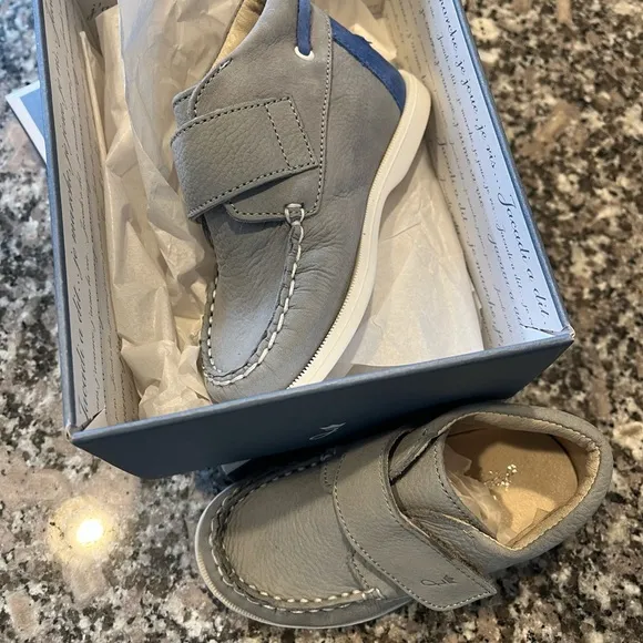 Jacadi baby boy leather shoes, size 22
