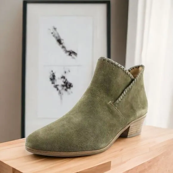 Jack Rogers Sadie Olive Green Boots 8 1/2