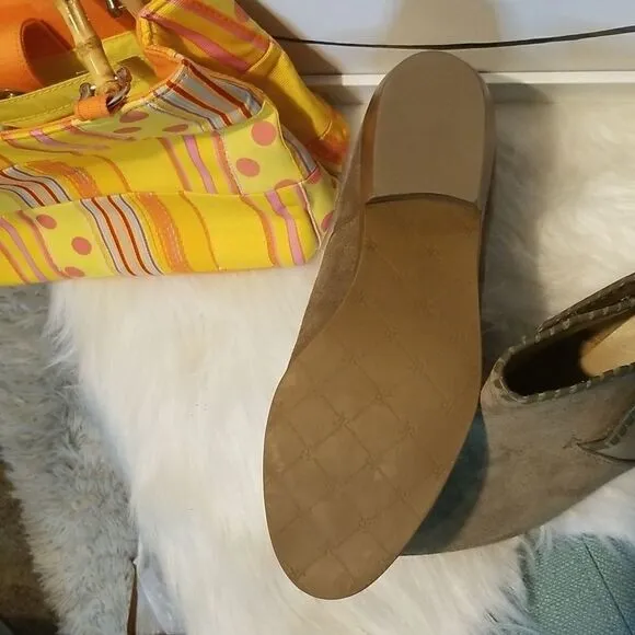 Jack Rogers Sadie Olive Green Boots 8 1/2