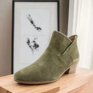 Jack Rogers Sadie Olive Green Boots 8 1/2