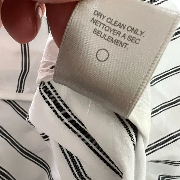 Jason Wu Black and White Striped Midi Dress - Size 4 Preppy Yacht Wife
