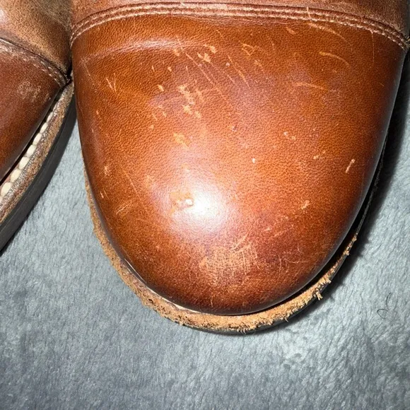 J.Crew Kenton leather cap-toe boots