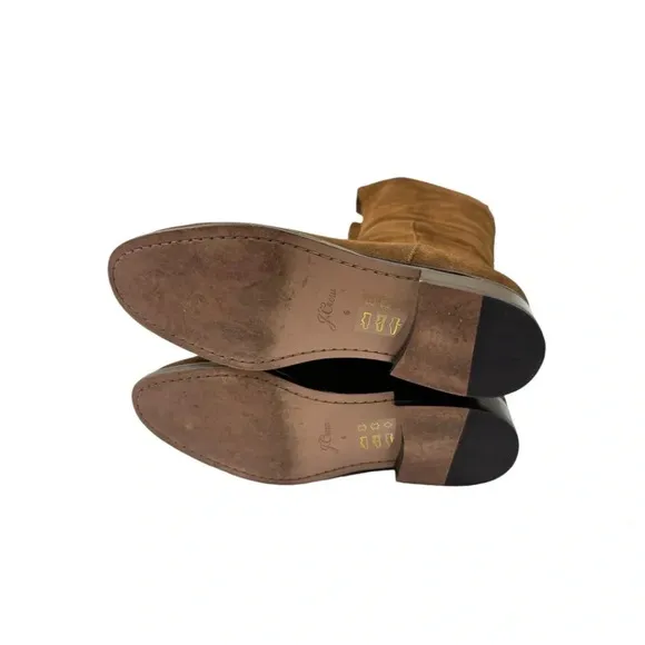 J.Crew Over the Knee Boots in Rich Walnut Suede Size 6 K2741 Brown