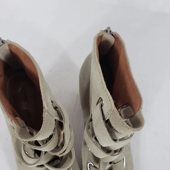 Jeffrey Campbell Salazar open ties booties size 8.5