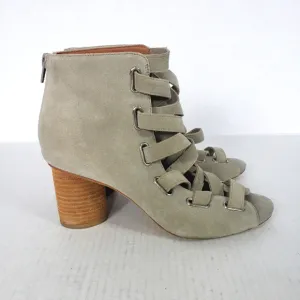 Jeffrey Campbell Salazar open ties booties size 8.5