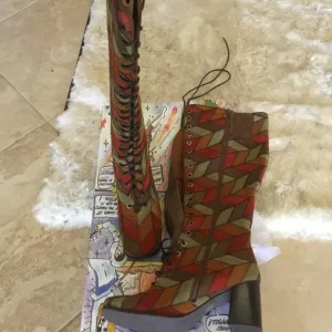 Jeffrey Campbell suede boots size 11 New