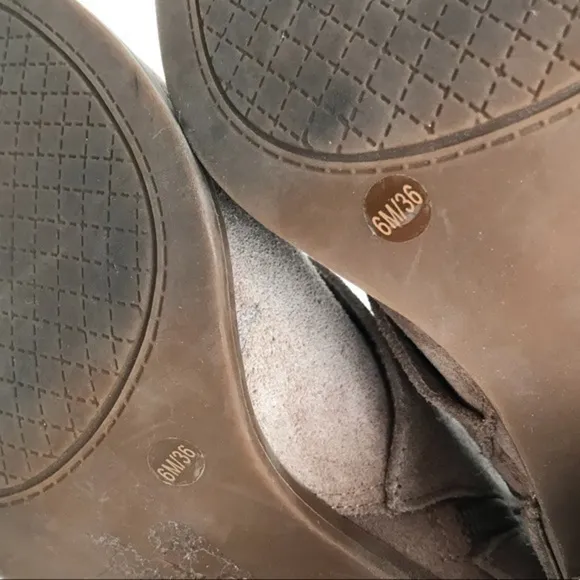 Jessica Simpson Tan Taupe Cassley Ankle Boots Size 6