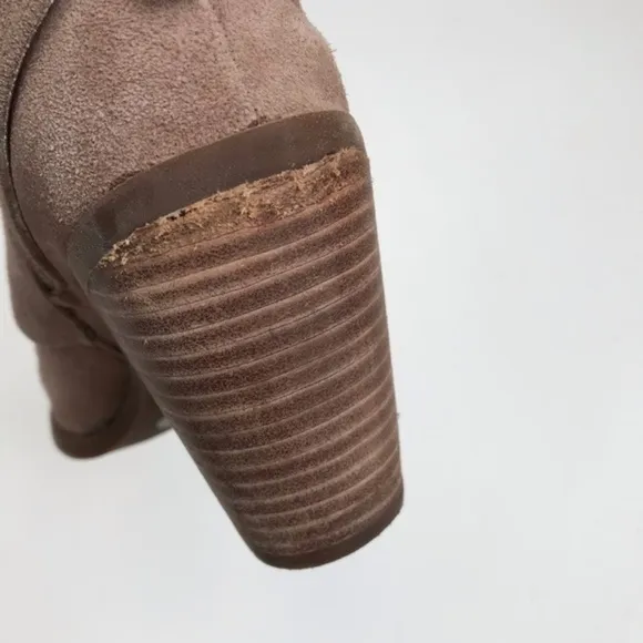 Jessica Simpson Tan Taupe Cassley Ankle Boots Size 6